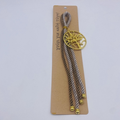 γουρι 2 κορδονια 21cm πουρο/μοκκα δεντρο ζωης