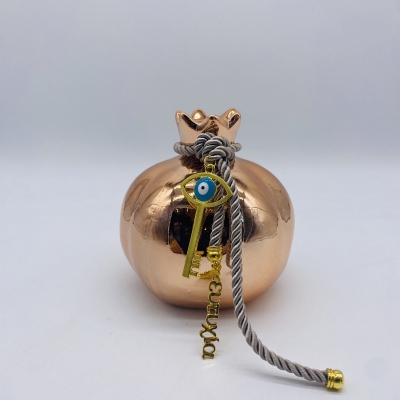 ΓΟΥΡΙ ΡΟΔΙ ΡΟΖ ΧΡΥΣΟ/ΚΛΕΙΔΙ ΜΑΤΙ 10cm ΣΕ ΚΟΥΤΙ PVC