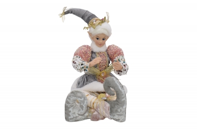 ξωτικο με παγετες 20*20*75cm gold/pink