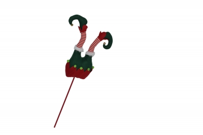 ποδια ξωτικου σε stick 80cm classic red/green