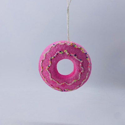 foam donut 11cm pink