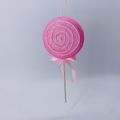 foam lollipop 9*19cm pink