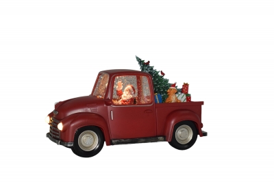 χρ.παρασταση santa`s truck 28*11*12.5cm light/music usb