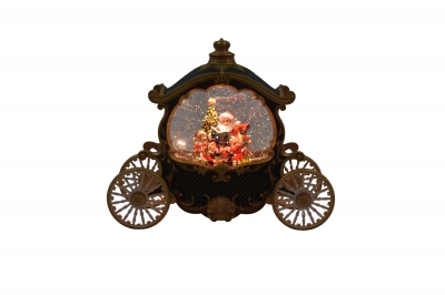 χρ.παρασταση vintage carriage 26*11*20cm light/music usb