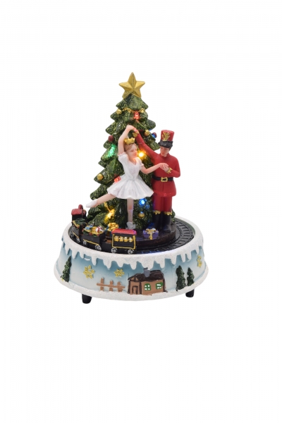 animated ballerina/tin soldier 15*15*20cm movement/light/music 3*aa/usb