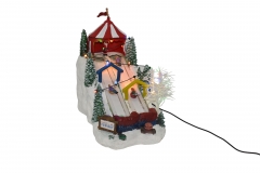 ��.��������� the lodge house 30.4*21.3*19.5cm light/music usb