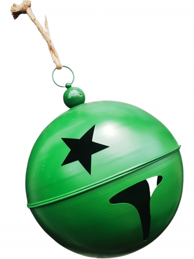 giant bell(κουδουνα μεταλλικη) 20cm green