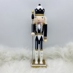 ������������� black&white 38cm white boots/golden base