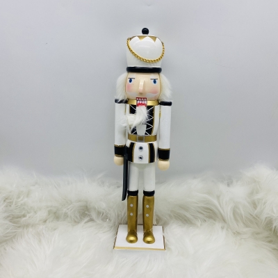 καρυοθραυστης black&white 38cm golden boots/white base