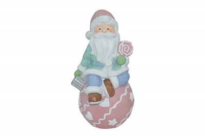candy santa 25*45.5cm pink ball