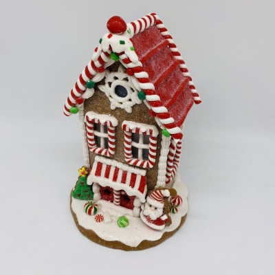 candy house 14*14*21.5cm white