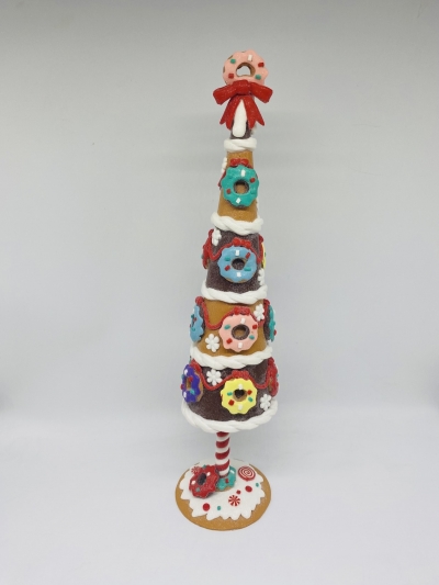 candy tree 10*45cm donuts red/green