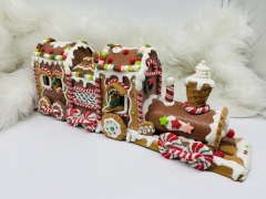 biscuit train 48*13*18cm led light 3*aa