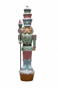 ������������� resin �� cupcake / ��� 19x18x71cm ������ candy mint/pink