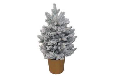 χρ.δεντρο 60cm baby fir flocked pe/pvc