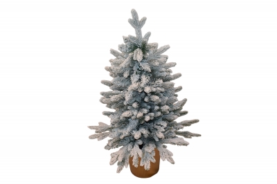 χρ.δεντρο 90cm baby fir flocked pe/pvc