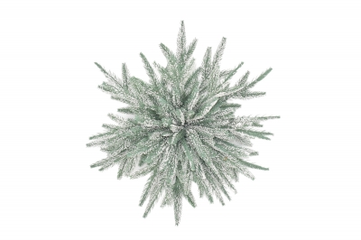 χρ. στεφανι νιφαδα 50cm  flocked pe/pvc