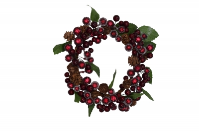 χρ.mini στεφανι 16cm red