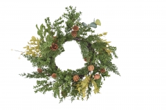 ��. ������� rattan 50cm pe/������� �����/pinecones green