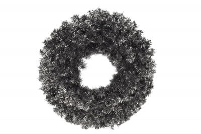 χρ.στεφανι 80cm black/silver pointed pencil 430tips pvc