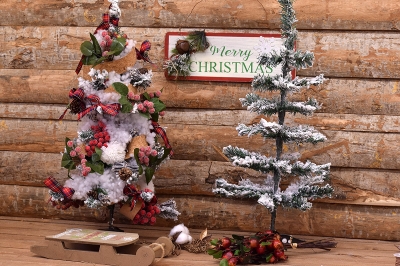 χρ.δεντρο επιτραπεζιο χιονισμενο 60cm