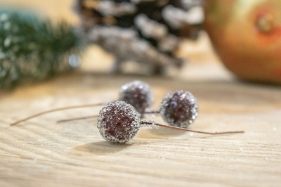 παγωμενα berries μπορντω 6cm 400τεμ με κοτσανακι