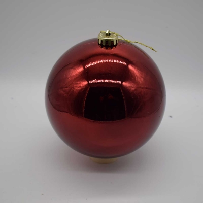 15cm χρ.μπαλα αθραυστη shiny oxblood