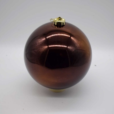 15cm χρ.μπαλα αθραυστη shiny dark brown