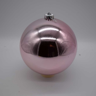 15cm χρ.μπαλα αθραυστη shiny blush pink
