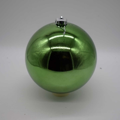 15cm χρ.μπαλα αθραυστη shiny pine green