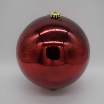 20cm χρ.μπαλα αθραυστη shiny oxblood