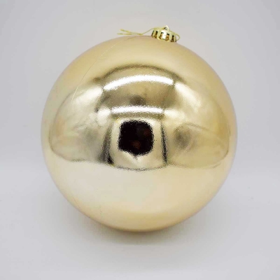 20cm χρ.μπαλα αθραυστη shiny champagne