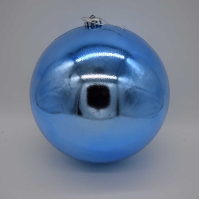 20cm χρ.μπαλα αθραυστη shiny misty blue