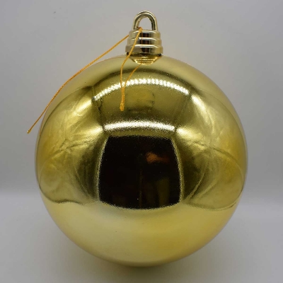 30cm χρ.μπαλα αθραυστη shiny light gold