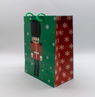 τσαντα δωρου καρυοθραυστης 26*32*12cm  pine green