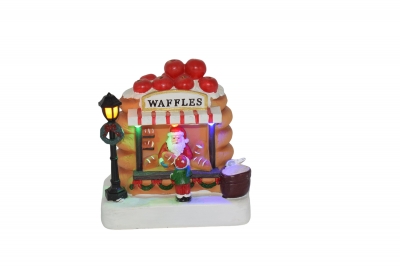 mini waffle shop 12.5*7.5*14 φωτακια/μουσικη 2aa