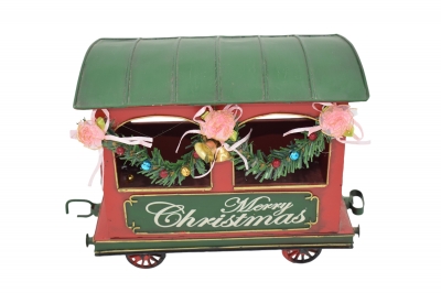 τρενο βαγονι επιβατων antique xmas 31*16.3*20.5cm