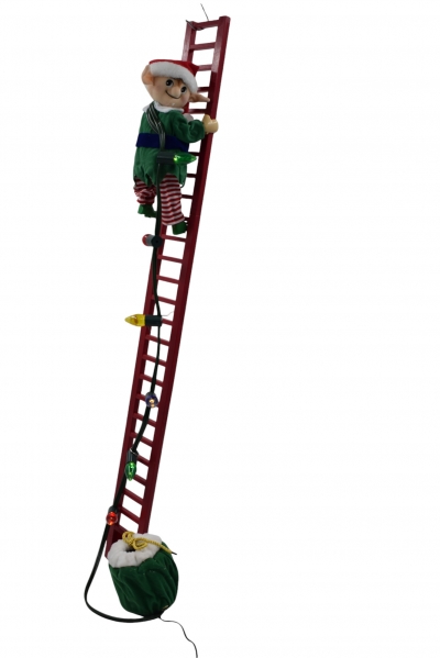 super climbing elf 22.6*19*109cm κινηση/φωτακια/μουσικη