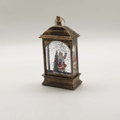 επιπεδο φαναρακι με αϊ-βασιλη 7*3.8*13.5cm μαυρο