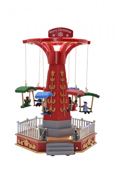 χρ.παρασταση carnival parachute 21,5*21,5*31cm κινηση/φωτακια/μουσικη 3aa