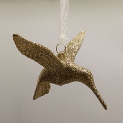 ������� humming bird glitter 8*10.8cm champagne