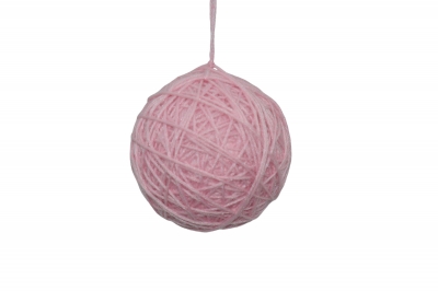 χρ.μπαλα νημα πλεκτικης 8cm pink