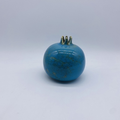 κεραμικο ροδι earth πετρολ μπλε 10 x 10 x 11cm