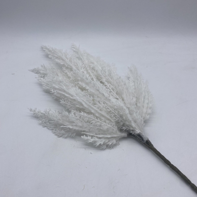 TEXNHTO BUSH ΑΣΤΙΛΒΗ 43CM CREAM ΧΙΟΝΙΣΜΕΝΟ