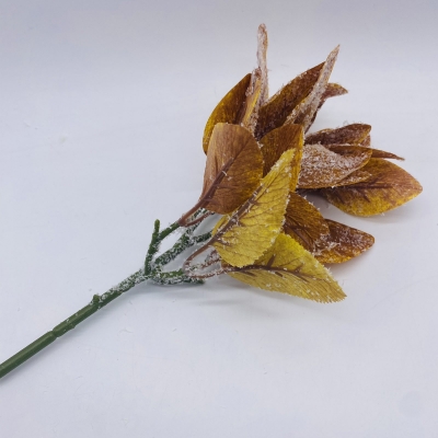 τεχνητο κλαδι liguster 22cm autumn χιονισμενο