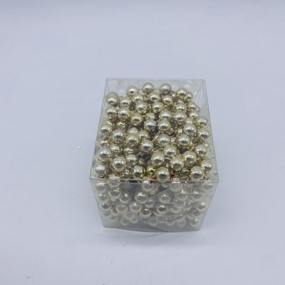 γιρλαντα χαντρες 8mm 5m champagne