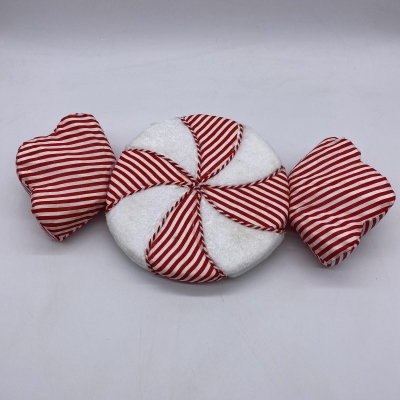 stripes καραμελα 35.5*6*19cm red/white