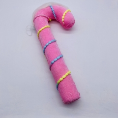 rainbow candy cane 19*5*41cm sugar pink