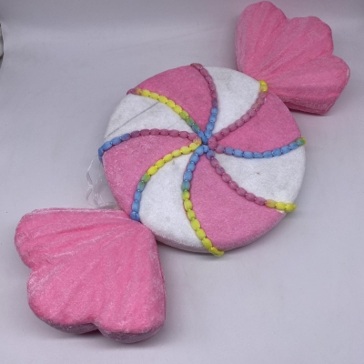 rainbow καραμελα 52*7*25cm sugar pink