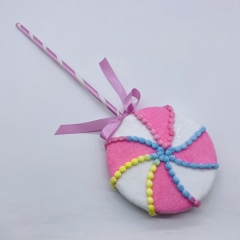 rainbow lollipop 19*2*53cm sugar pink